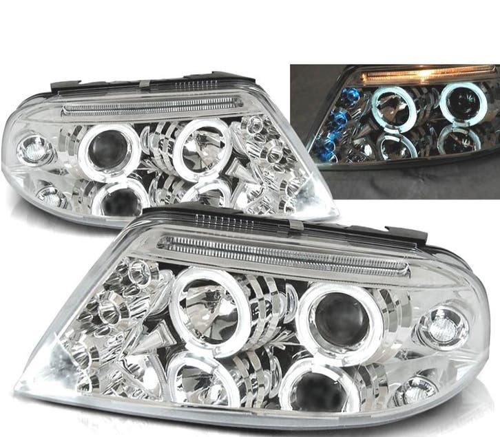 PHARES POUR VOLKSWAGEN VW PASSAT 3BG 00-05 LED CHROMÉ, Autos : Pièces & Accessoires, Éclairage, Envoi