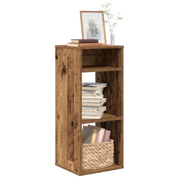 vidaXL Boekenkast 34x31x80 cm bewerkt hout oud houtkleurig, Verzenden, Nieuw