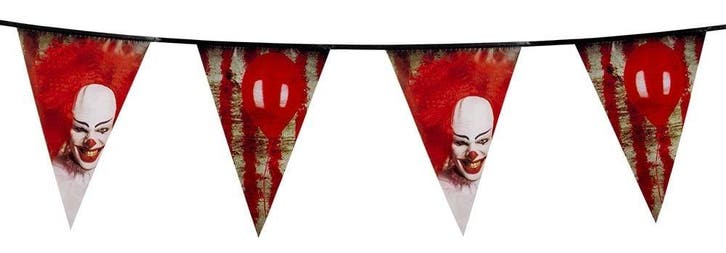 Halloween Slingers Horror Clown 6m, Hobby & Loisirs créatifs, Articles de fête, Envoi