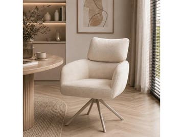 Veiling - Ovion Armstoel (set van 6) - Weefstof - Linen, Huis en Inrichting, Nieuw