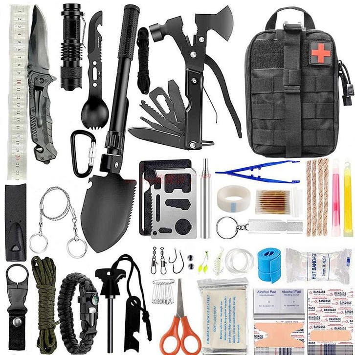 Noodpakket Rampenrugzak - Overlevingspakket - Zwart, Verzamelen, Overige Verzamelen, Verzenden