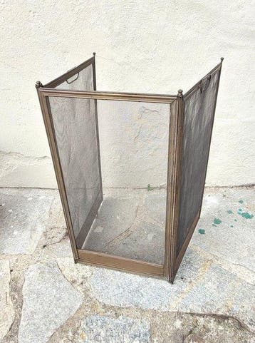 Openhaard accessoire - Messing - Haardscherm H 60 cm