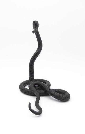 Stile Edgar Brandt (1880-1960) - sculptuur, Serpente Black