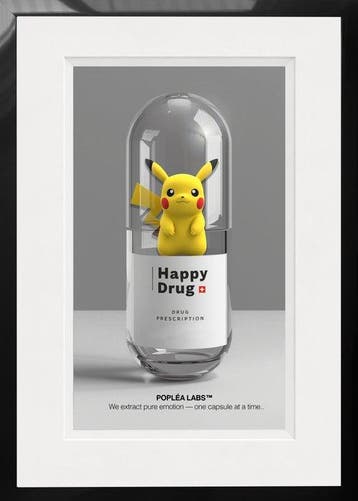 POPLEA - Poplea PIKACHU - HAPPY DRUG— (2000)