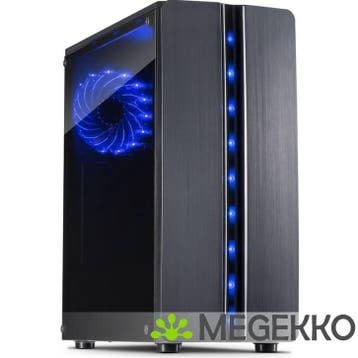 Inter-Tech 88881309 computerbehuizing Zwart, Verzenden, Nieuw
