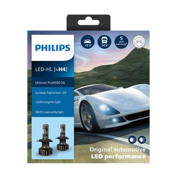 Philips H4 LED Koplamp 12/24V 18W 2 Stuks, Verzenden, Nieuw