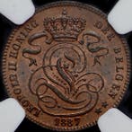 Belgique. Léopold II. 1 Centiem 1887 VL - HIGH QUALITY -