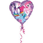 My Little Pony Helium Ballon Hart 43cm leeg, Verzenden