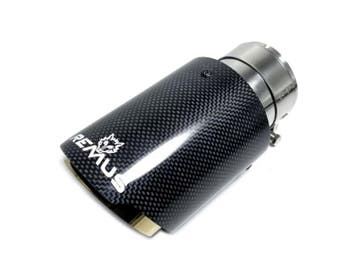 RVS / Carbon 2,5 inch uitlaat sierstuk, Auto-onderdelen, Ophalen of Verzenden, Nieuw