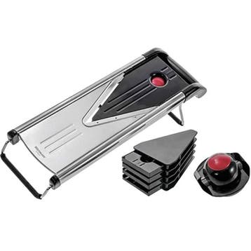Mandoline | RVS/Kunststof | Incl. 5 Verwisselbare Messen |, Verzenden