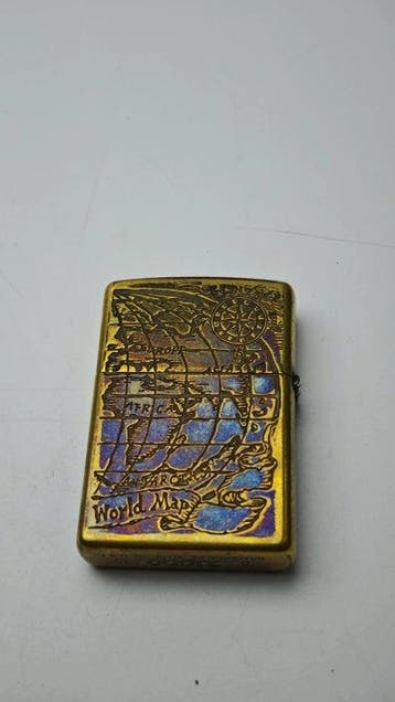 Zippo - World Map - Zonder minimumprijs - Aansteker -, Nieuw