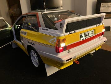 Hachette 1:8 - Voiture de course miniature - AUDI A2 QUATTRO