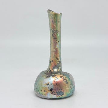 Post-middeleeuws Glas Zeldzaam medicijnfles / apotkersflesje, Antiek en Kunst
