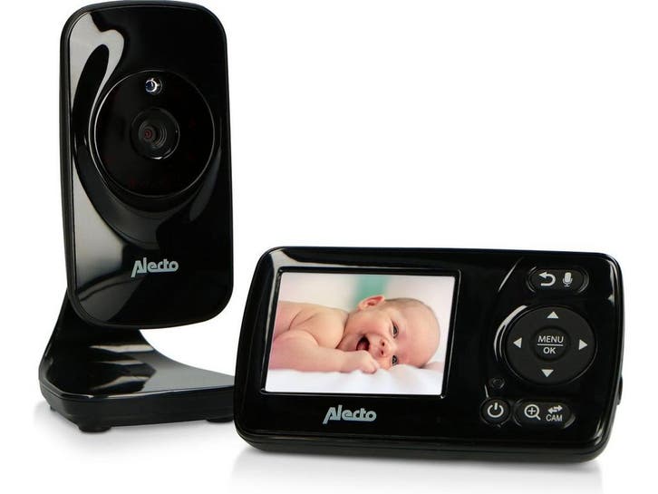 Alecto DVM71BK - Babyfoon met camera - Temperatuurweergave -, Kinderen en Baby's, Babyfoons, Nieuw, Verzenden