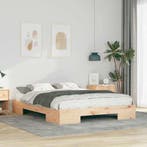 vidaXL Bedframe Bruin 140 x 200 cm, Verzenden, Nieuw