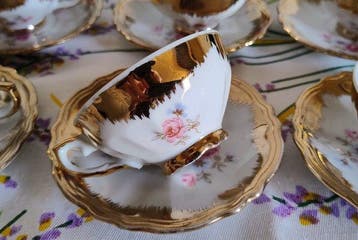 Bavaria Fash - Service à café (15) - Porcelaine - Service à, Antiquités & Art