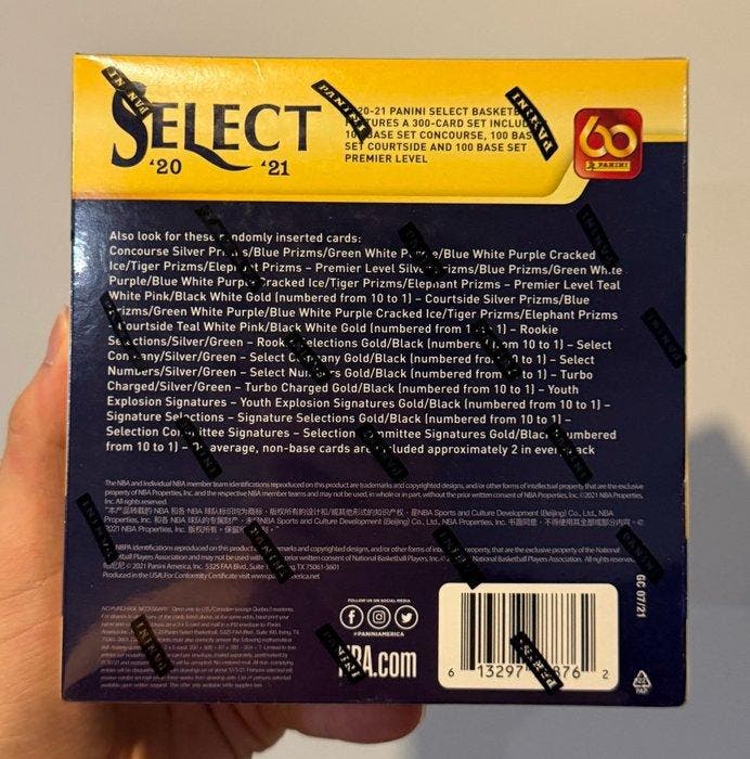 2020/21 Panini Select Anthony Edwards Retail debut - 1 Box -, Collections, Autocollants