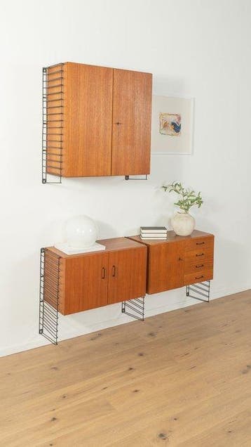 Musterring - Wandrek - Teak - Wandmeubel uit de jaren zestig