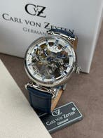 Carl von Zeyten - Skeleton Automatic blue - Zonder, Nieuw
