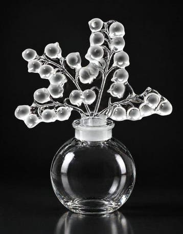 Decoratief ornament - Lalique - Parfumflesje Muguet -, Antiek en Kunst