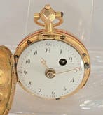 Schweiz - 18K Kugel Spindeluhr mit Rautenmuster - Schmuckuhr, Nieuw