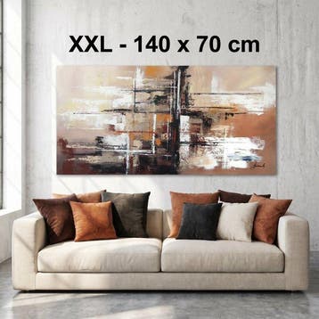 Monika Spiewak - Abstract - Oil Painting Stretched On The