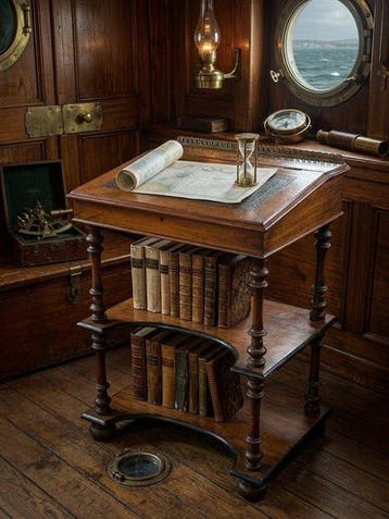 Davenport desk - Engels schrijfmeubel - Armoire de bureau -