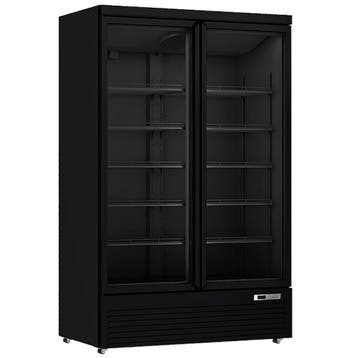 Professionele display koeling met 2 glazen deuren, Ophalen