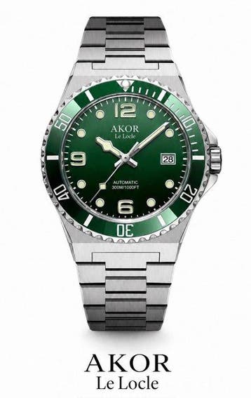 AKOR Le Locle - Emerald Diver Automatique - Heren - 2026