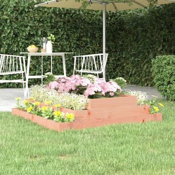 vidaXL Plantenbak 110x110x27 cm massief douglashout, Verzenden
