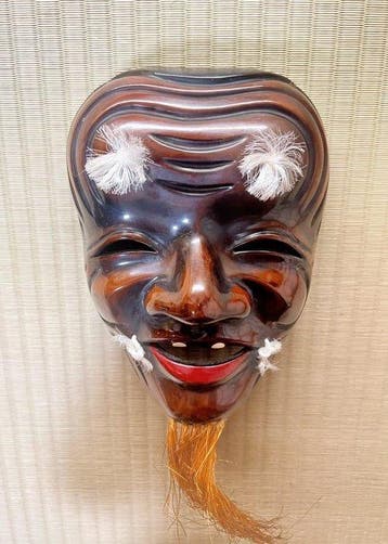 Mask - Hout - Japanse Noh-maskers (Zonder minimumprijs)