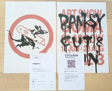 Banksy (after) - banksy - Cut And Run Posters Banksy - 2020s, Antiquités & Art