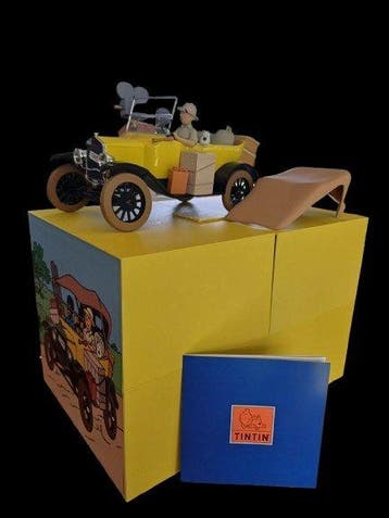 Tintinimaginatio 1:12 - Voiture miniature - Ford T Jaune de