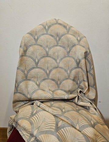 Art Deco-stof, vintage elegantie en stijlreflecties -