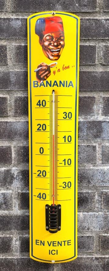 Emaille thermometer Banania, Verzamelen, Verzenden, Nieuw
