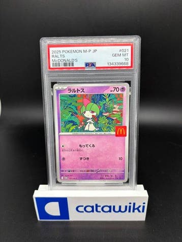 Pokémon - 1 Graded card - Ralts 021/M-P - McDonalds Promo