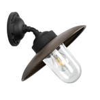 Stal- & Boerderijlampen Solingen Stallamp Schuin Matzwart Br, Tuin en Terras, Buitenverlichting, Verzenden, Nieuw