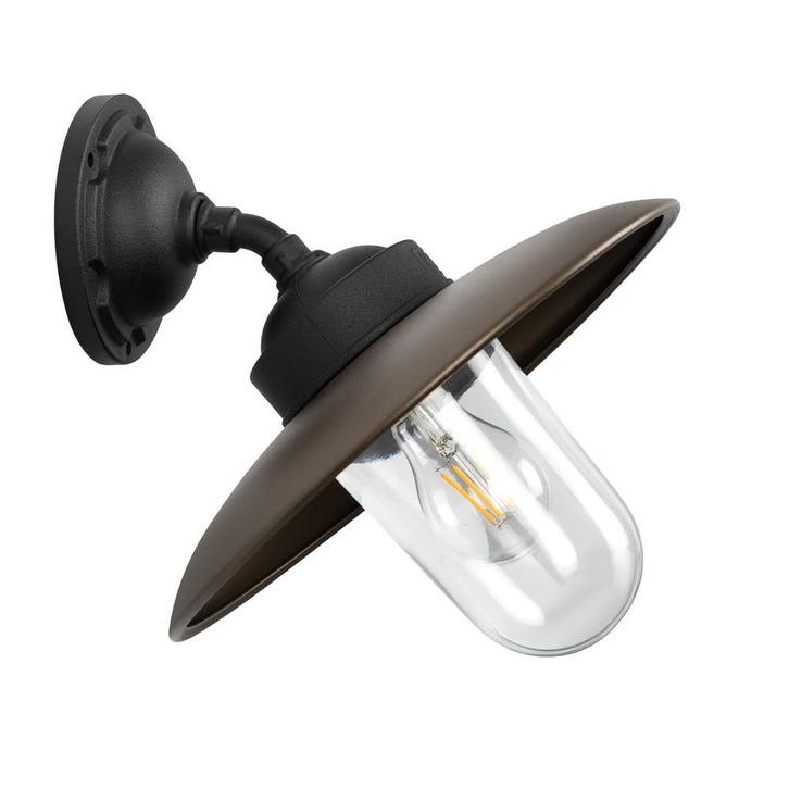 Stal- & Boerderijlampen Solingen Stallamp Schuin Matzwart Br, Tuin en Terras, Buitenverlichting, Verzenden