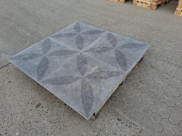 Veiling - 29,4 M2 Keramische Tegel Antra Flower 70x70x3,2 Cm, Tuin en Terras, Nieuw