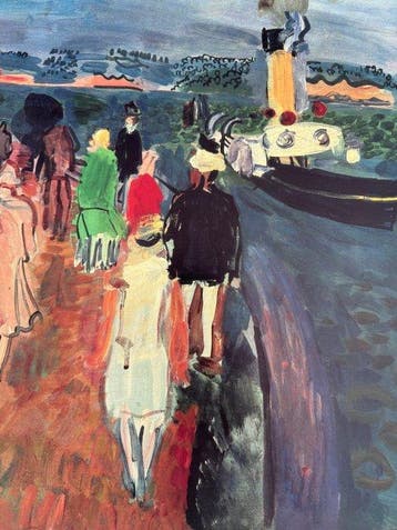 Raoul Dufy (1877-1953) - La Jetée de Honfleur, Antiek en Kunst