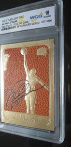1986 Skybox 23KT Gold Michael Jordan Rookie patch auto,, Nieuw