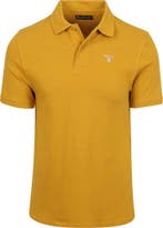 Barbour Pique Polo Ochre Geel maat Maat 48/50 (M) Heren, Barbour, Geel, Nieuw, Verzenden