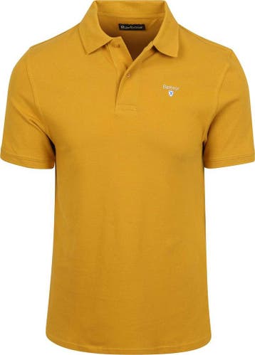 Barbour Pique Polo Ochre Geel maat Maat 48/50 (M) Heren, Barbour, Geel, Nieuw, Verzenden