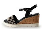 Tamaris Sandalen in maat 39 Zwart, Tamaris, Verzenden, Zwart, Sandalen of Muiltjes