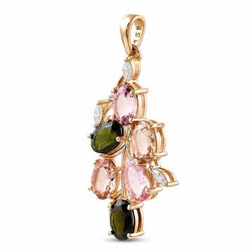 Zonder minimumprijs - Hanger - 14 karaat Geel goud - 2.52ct.
