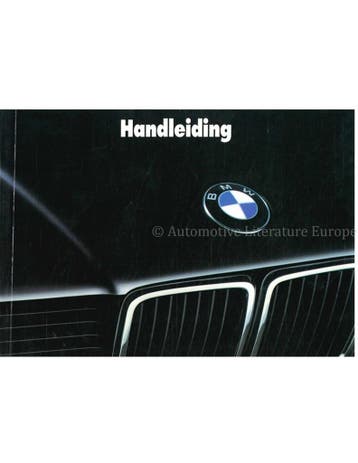 1988 BMW 7 SERIE INSTRUCTIEBOEKJE NEDERLANDS