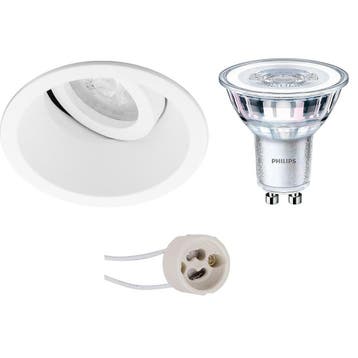 Pragmi Zano Pro 4W LED Spot Set - Kantelbare Ronde Inbouwspo, Verzenden, Nieuw
