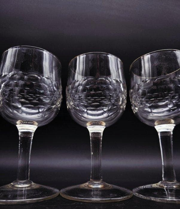 A.A. Patijn - Kelk (6) - Kristal - Bijenkorf baccarat, Antiek en Kunst, Antiek | Meubels | Tafels
