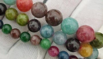 Uitmuntende watermeloenturmalijn Natura AA A++ 3 armbanden -, Collections