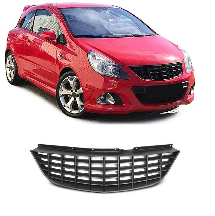 Carnamics Grille | Opel Corsa 06-10 3-d / Corsa 06-10 5-d |, Auto-onderdelen, Carrosserie, Nieuw, Verzenden